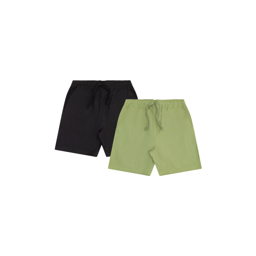 Linen Blend Shorts 32