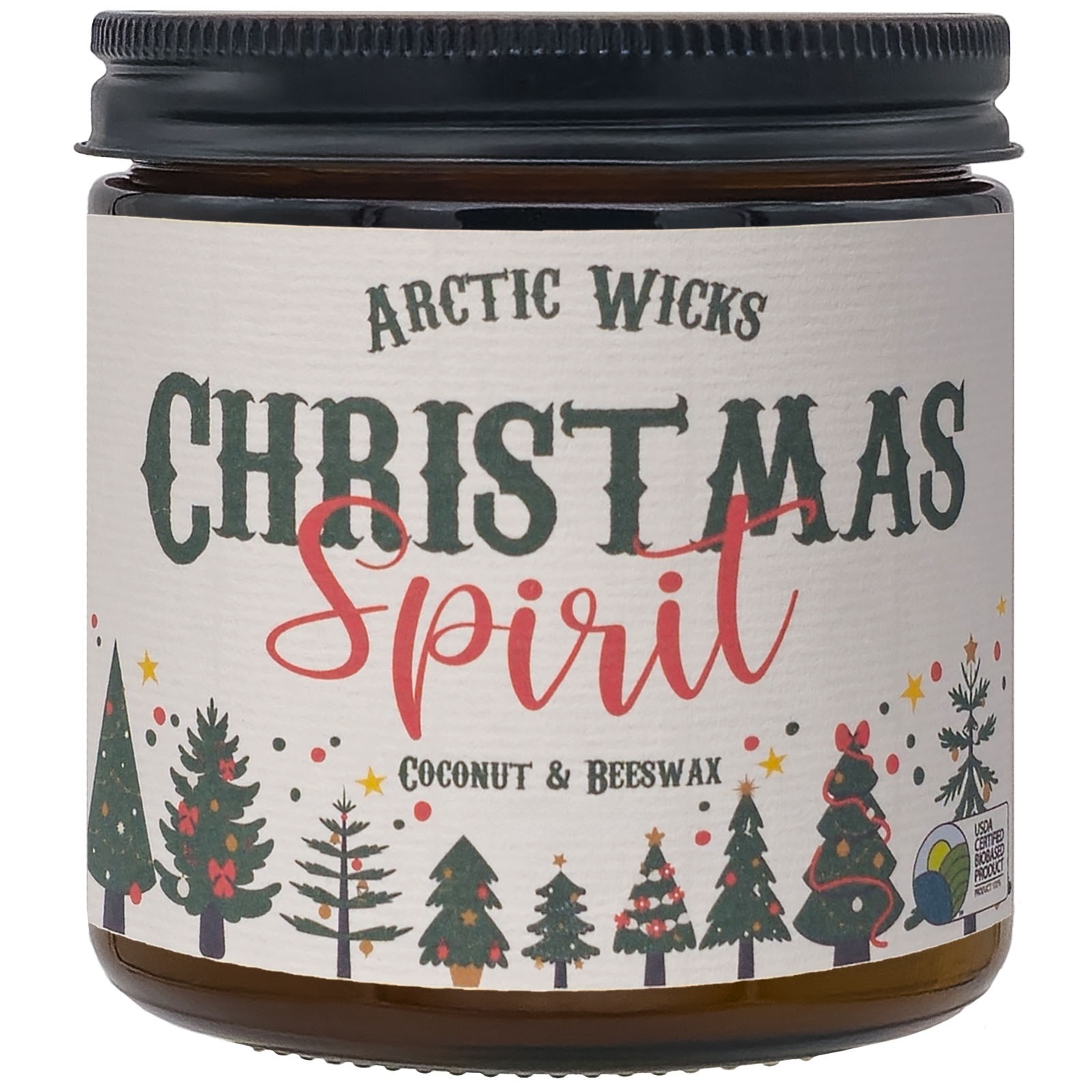 Christmas Spirit 16oz Coconut & Beeswax Candle 42