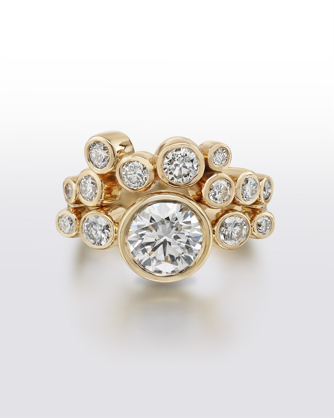 Diamond stacking rings 200