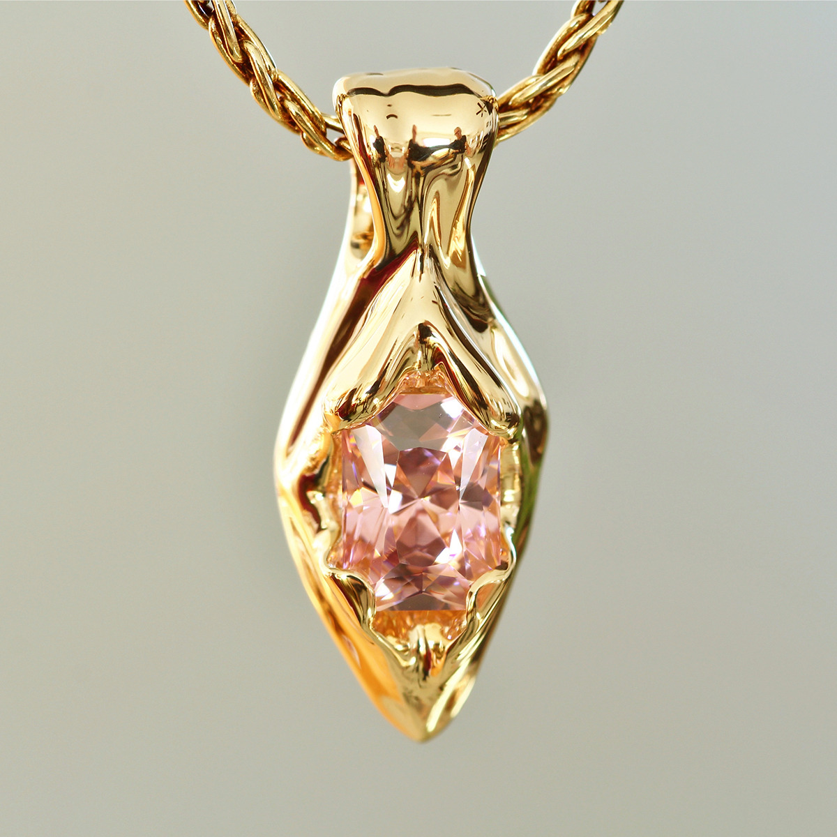 Pink Sapphire Pendant 222