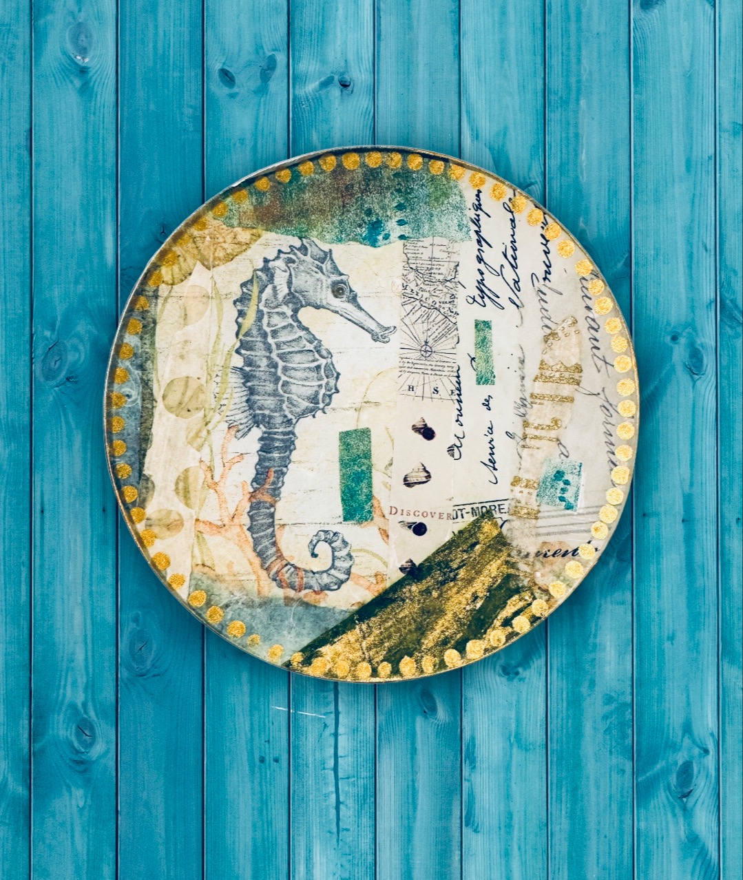 Sea Horse Art Glass 30