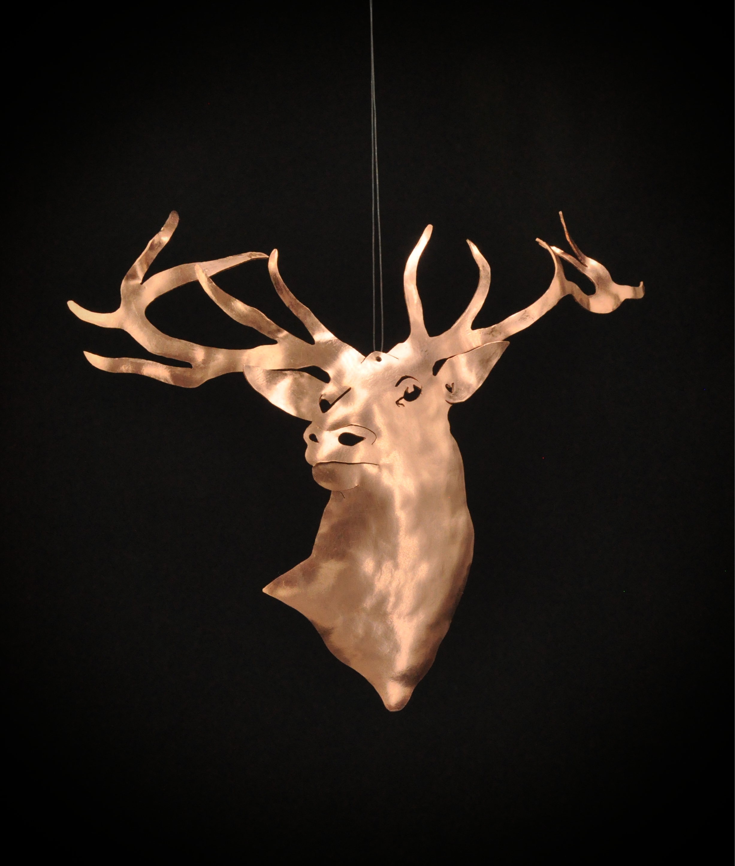 Monarch of the Glen Copper Ornament Carrie Fertig 71