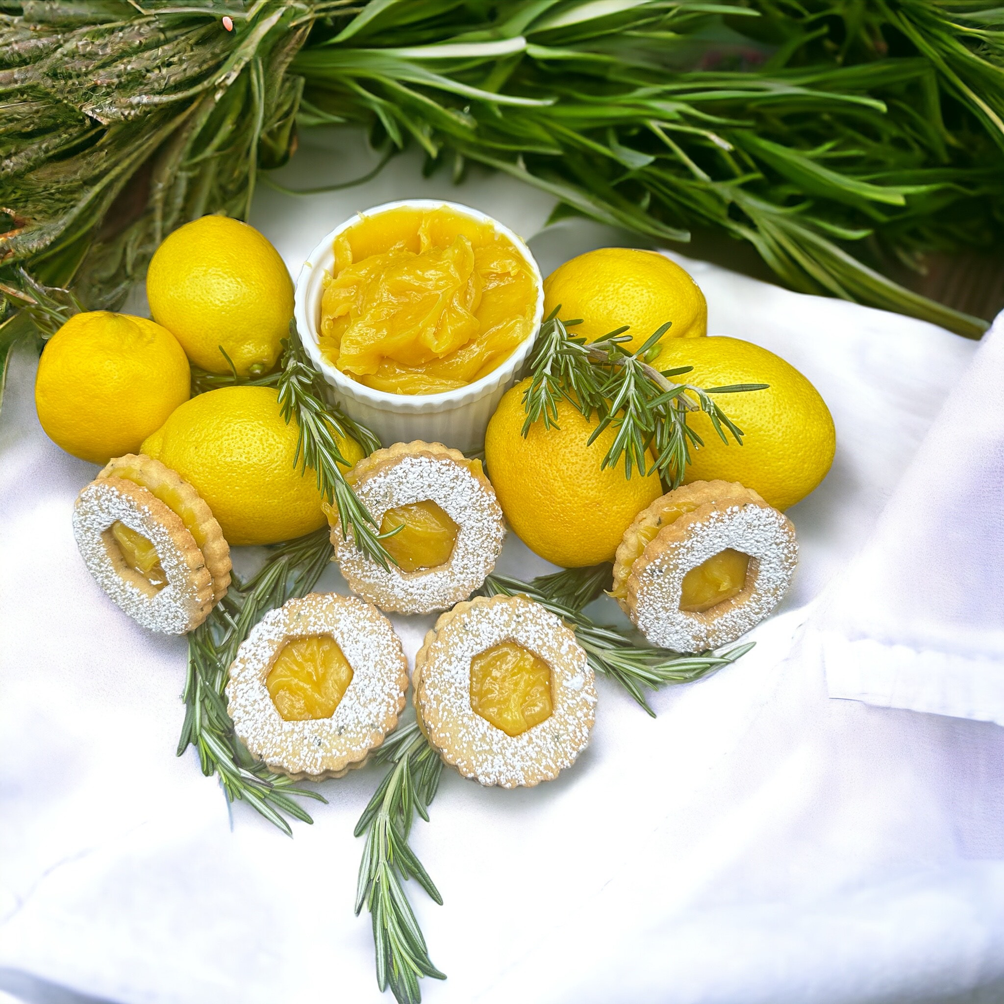 Rosemary Lemon Linzers 85