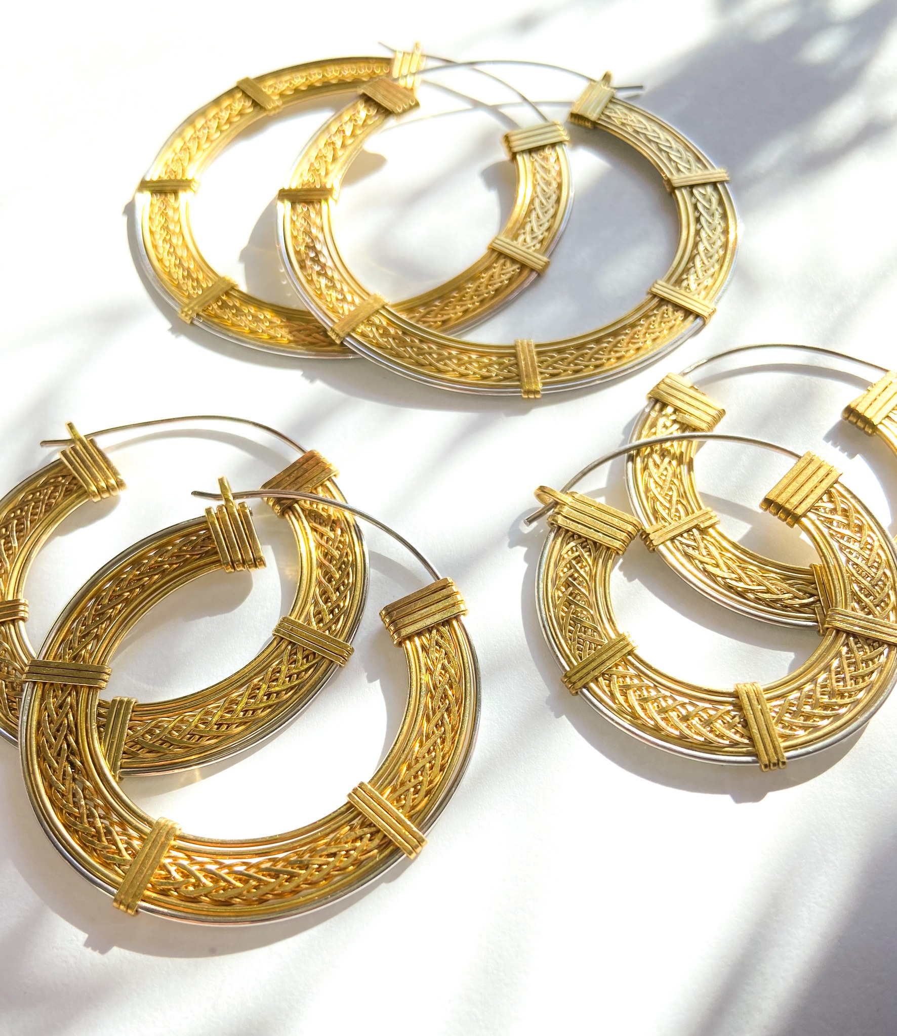 Trenza Filigree Hoops 254