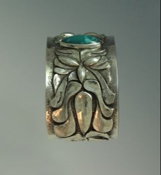 "An Owl or Old Man Winter" Cuff Bracelet 98