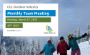 Team Outdoor Industry monthly meeting | This Mon March 27th | 5 PT (8 ET) 11699