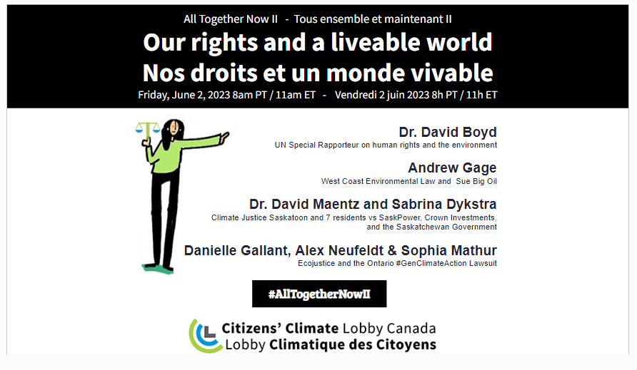 Our Rights and Liveable World - Friday June 2, 2023, 8 am PT / 11 am ET 12909