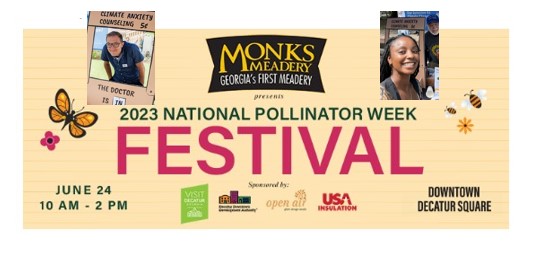 Table at the National Pollinator FESTIVAL Sat. 6/24 10 am - 2 pm in Decatur 13083