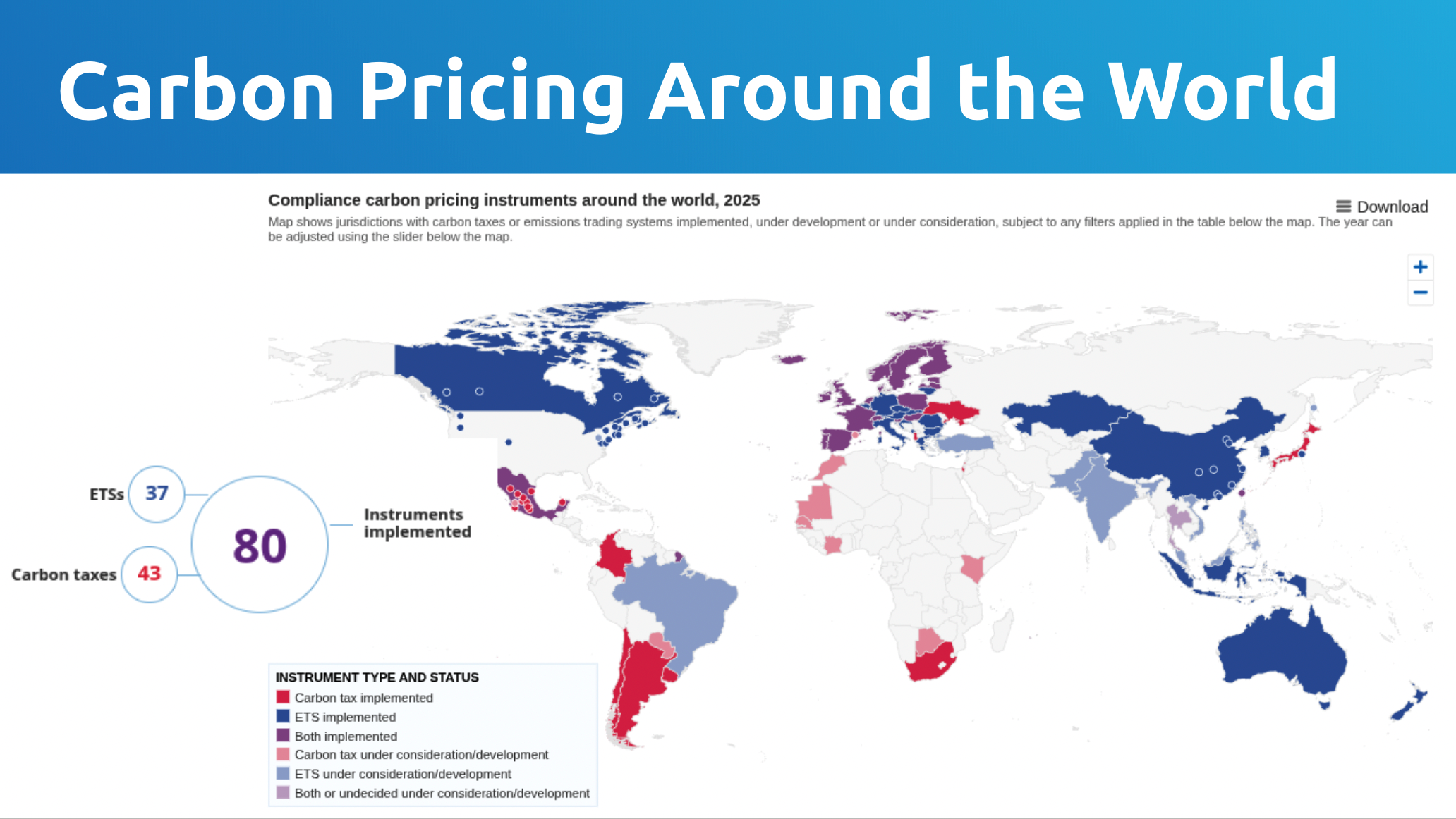 Carbon Pricing Around the World 19330