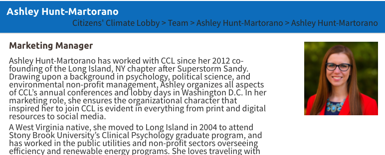 Hang out with a CCL staffer: Ashley Hunt-Martorano 3086