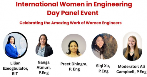 Celebrating the Amazing Work of Women Engineers - International Women in Engineering Day Panel 163