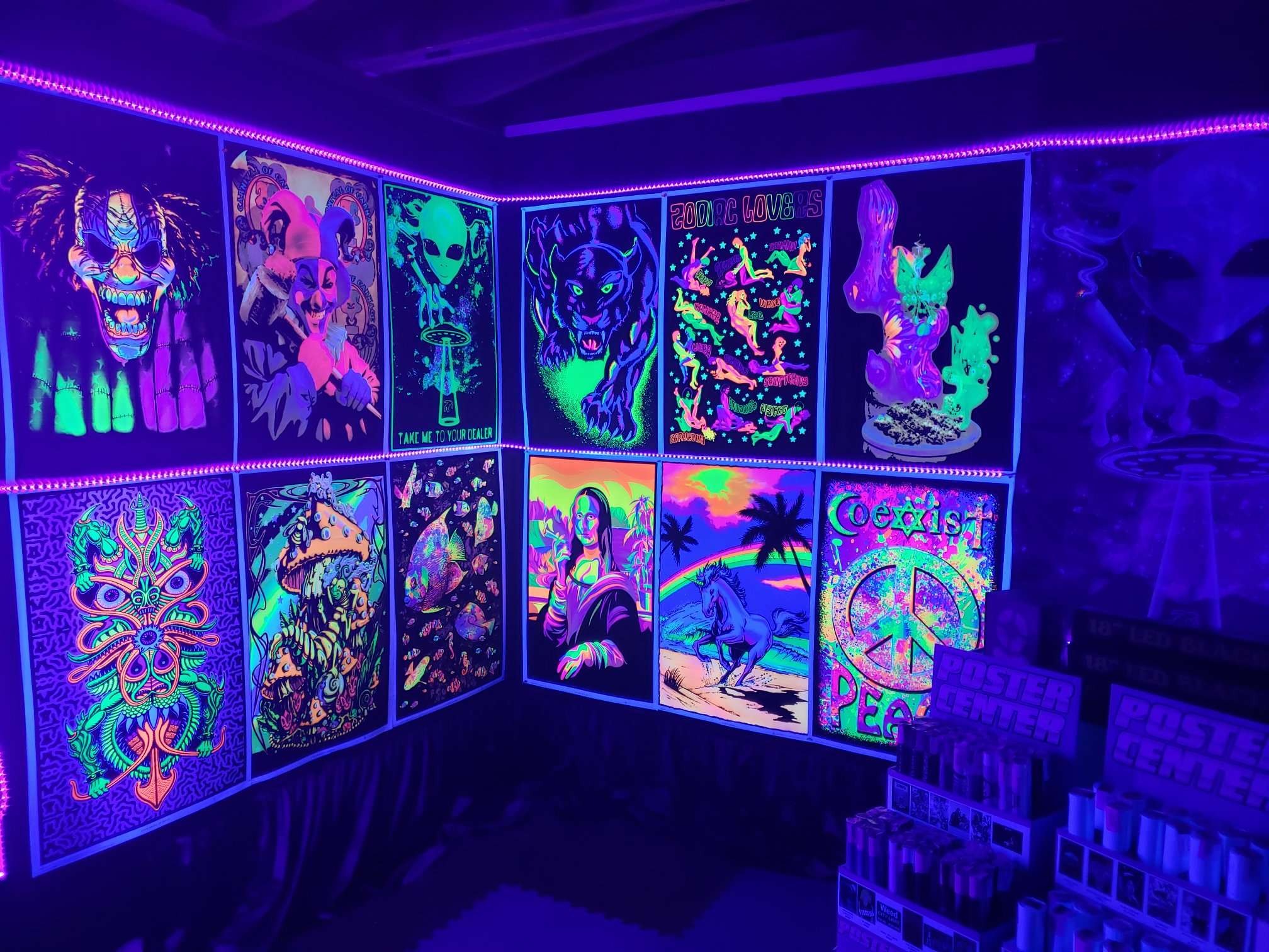 Huge Blacklight Poster Selection! 149