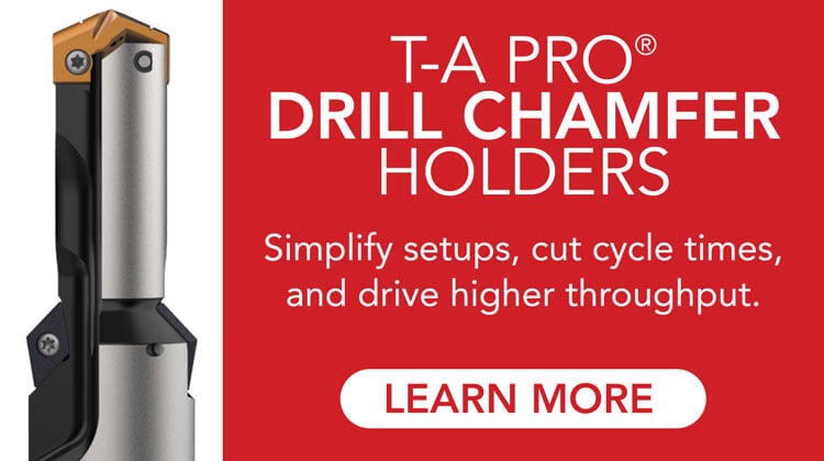 Allied Machine releases T-A Pro Drill and Chamfer Holders 336