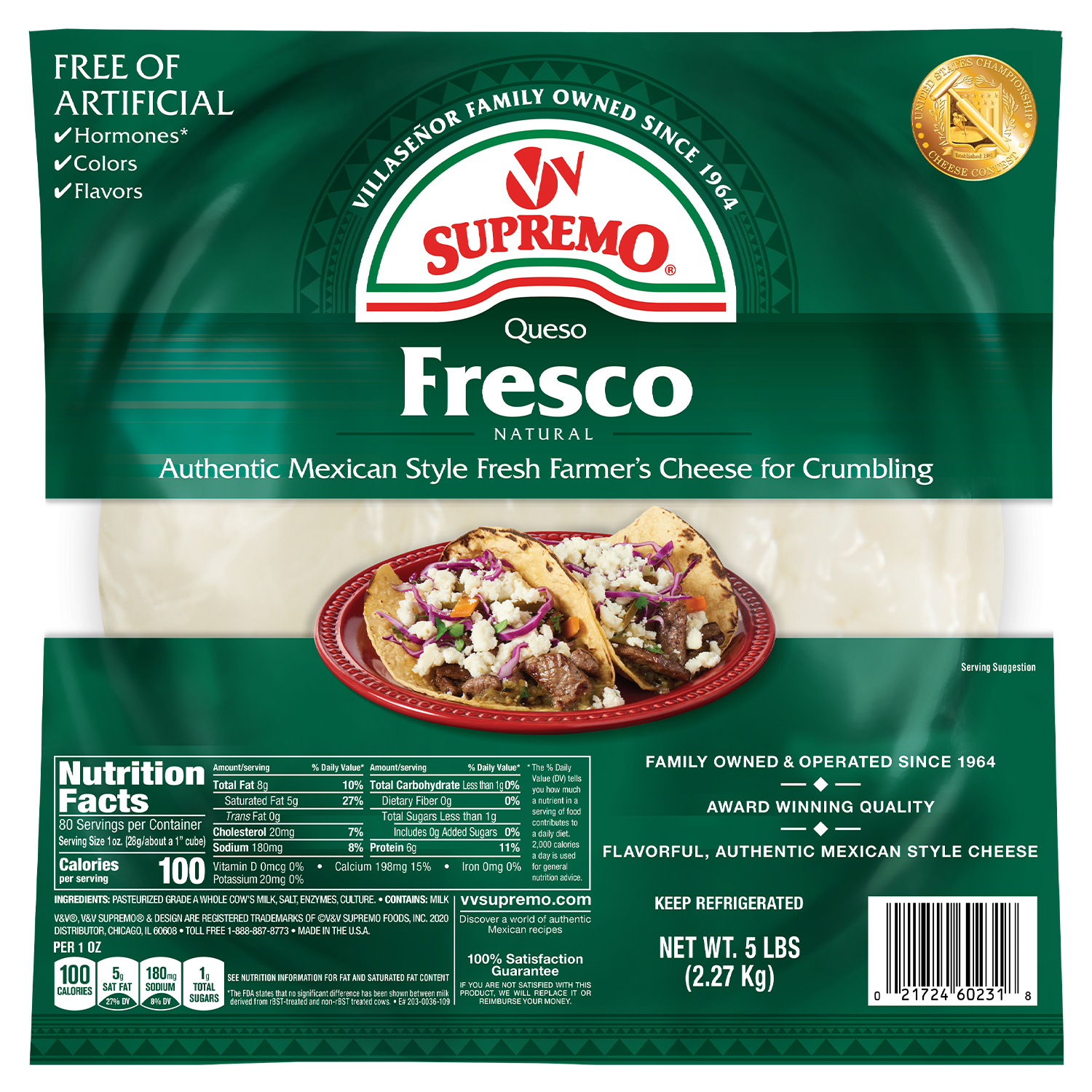 Queso Fresco Fresh Farmer’s Cheese 157