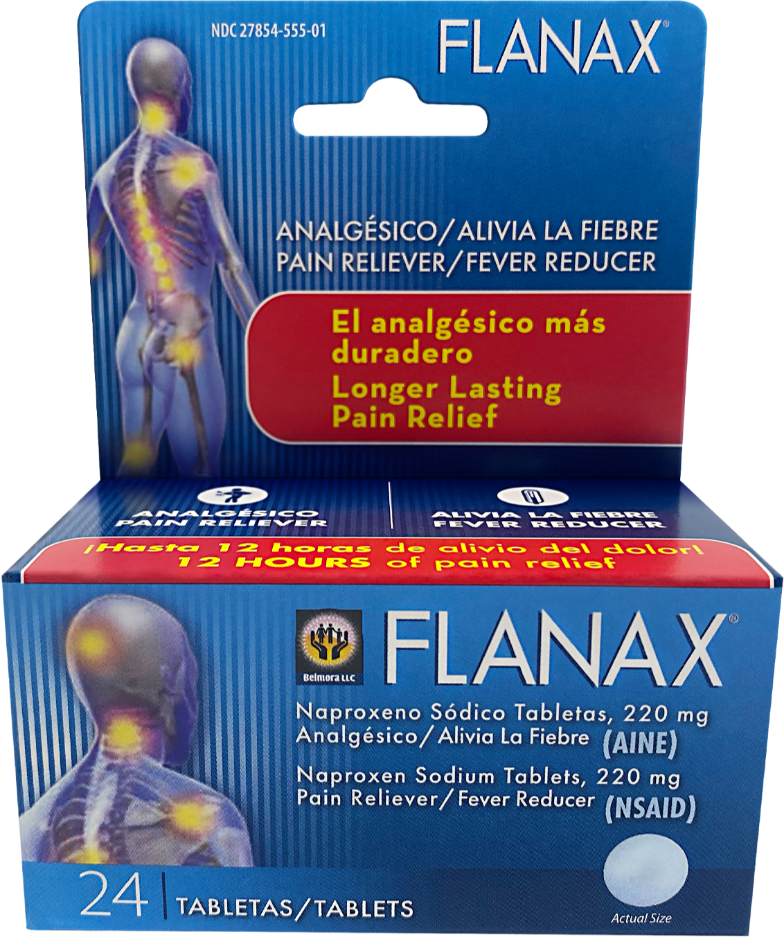 Flanax Pain Reliever Tablets 24ct 50