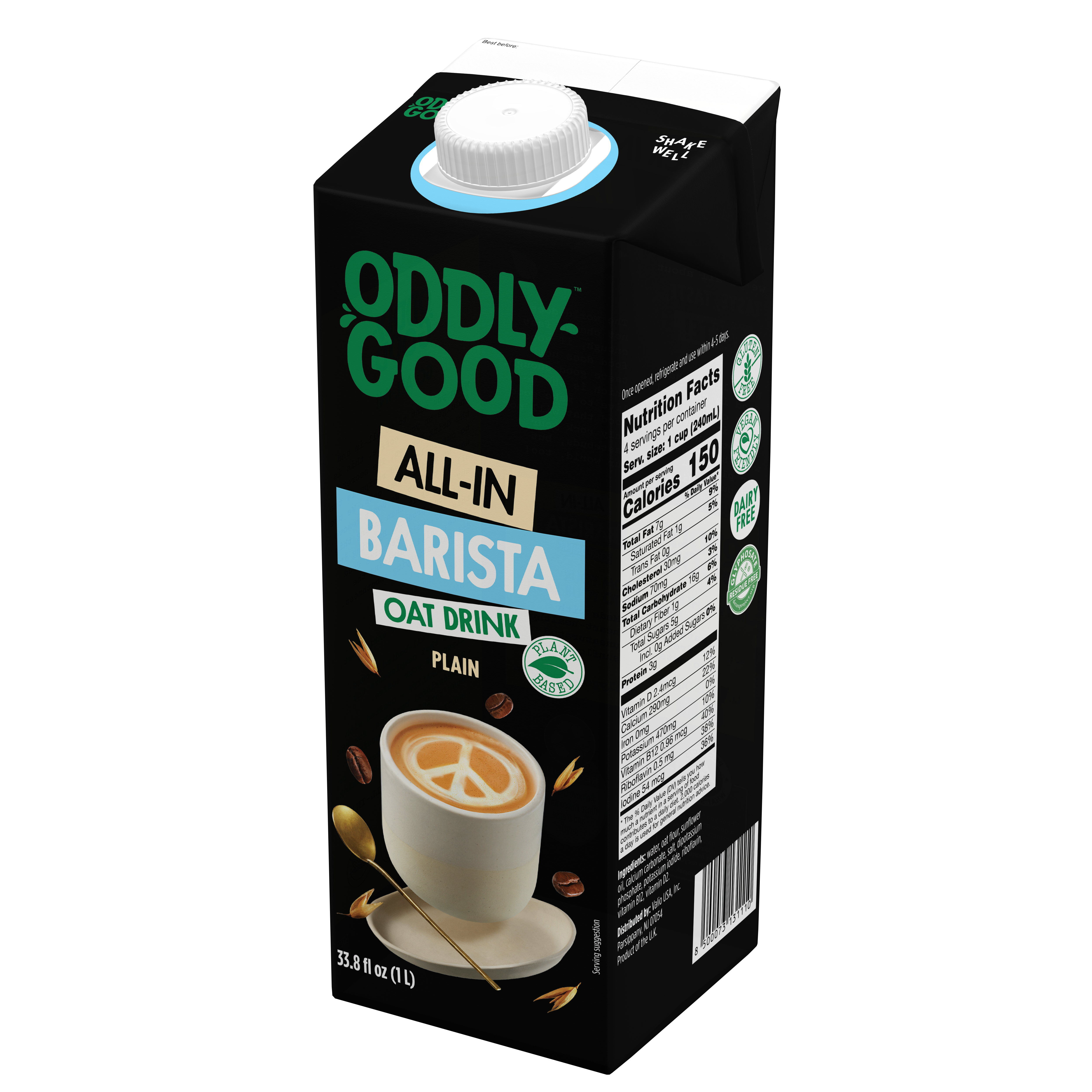 Oddlygood All-In Barista Oat Drink 37