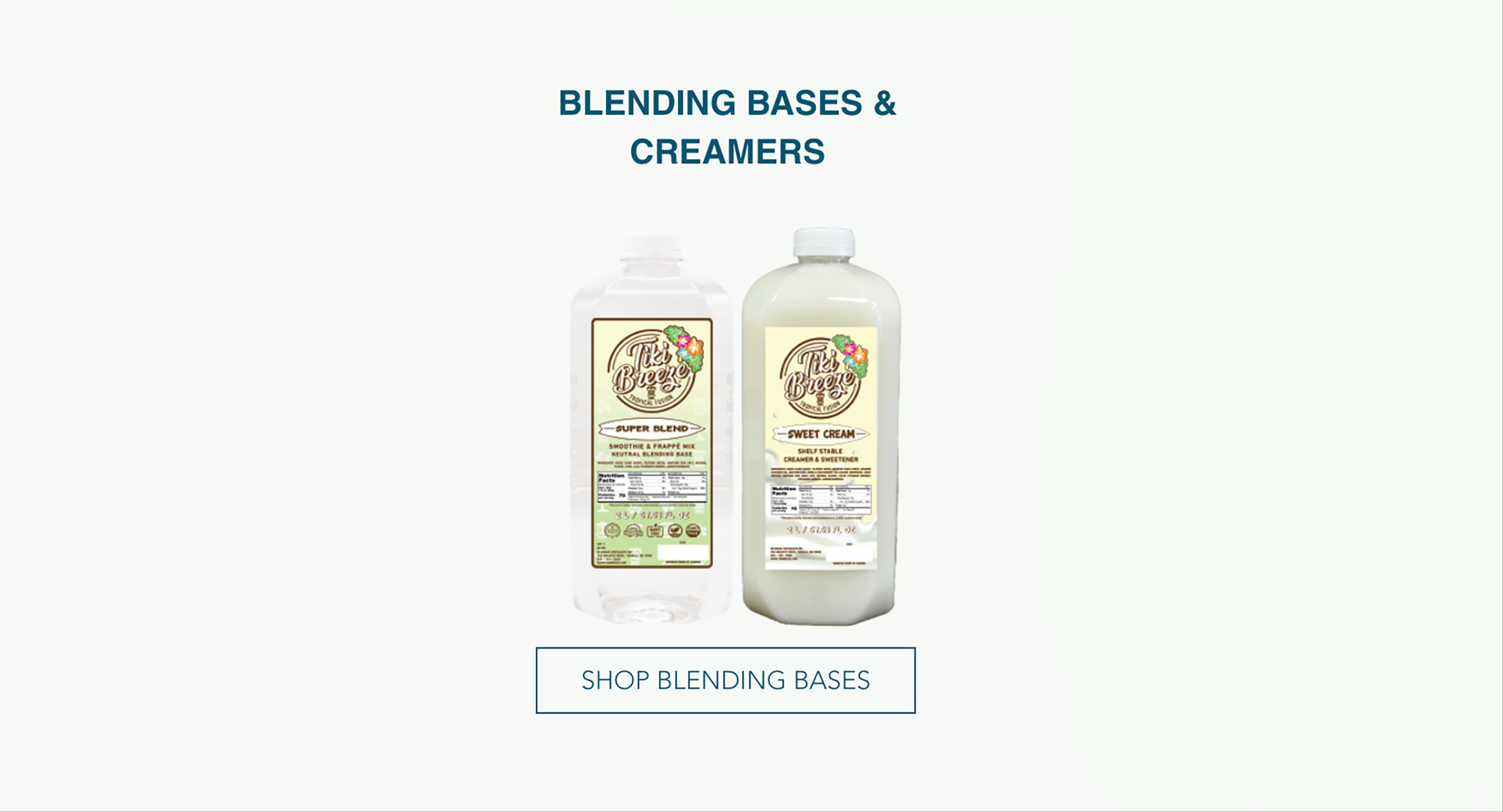 BLENDING BASES & CREAMERS 162