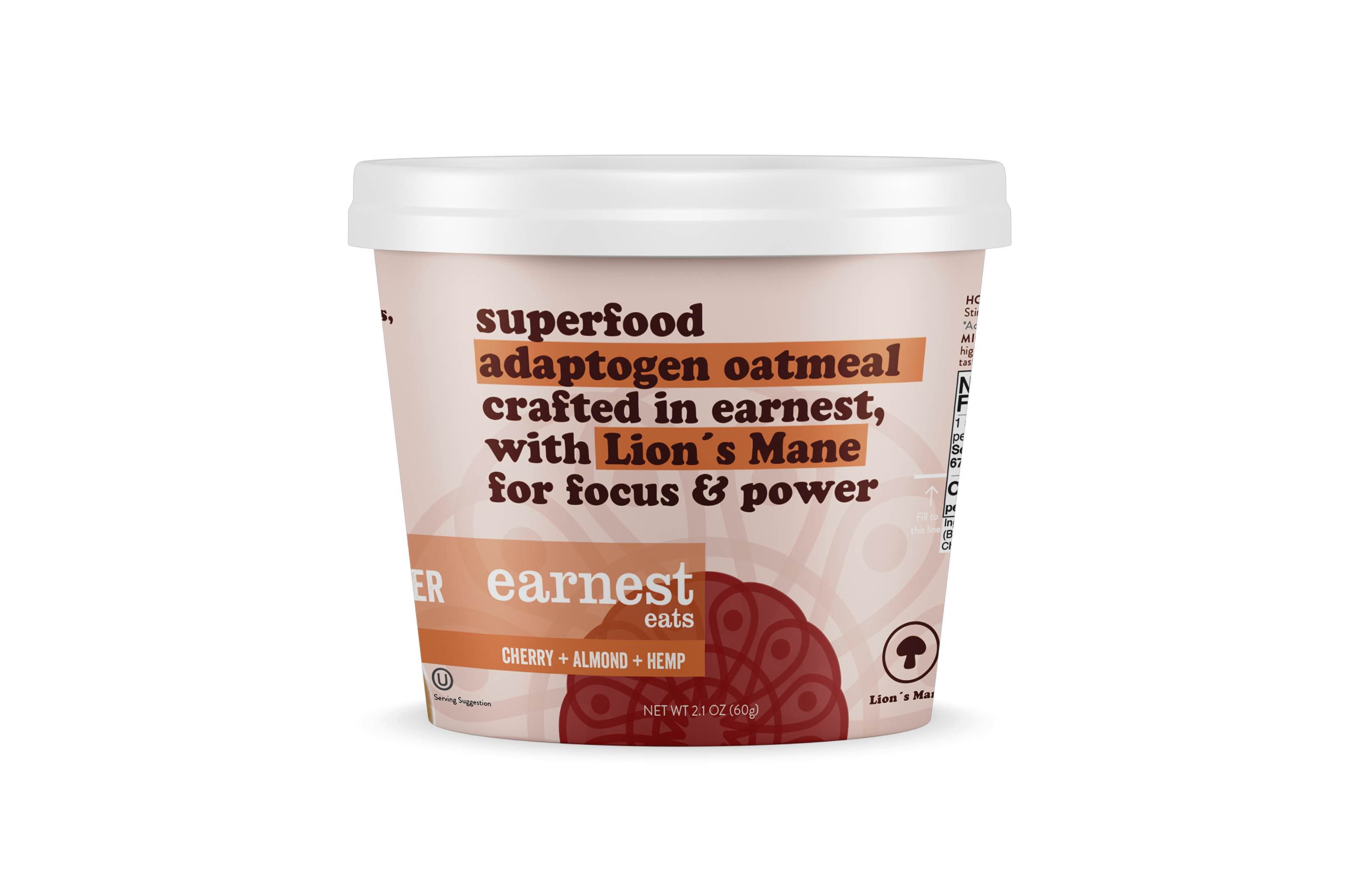 Earnest Superfood Oatmeal crafted with Adaptogens 174