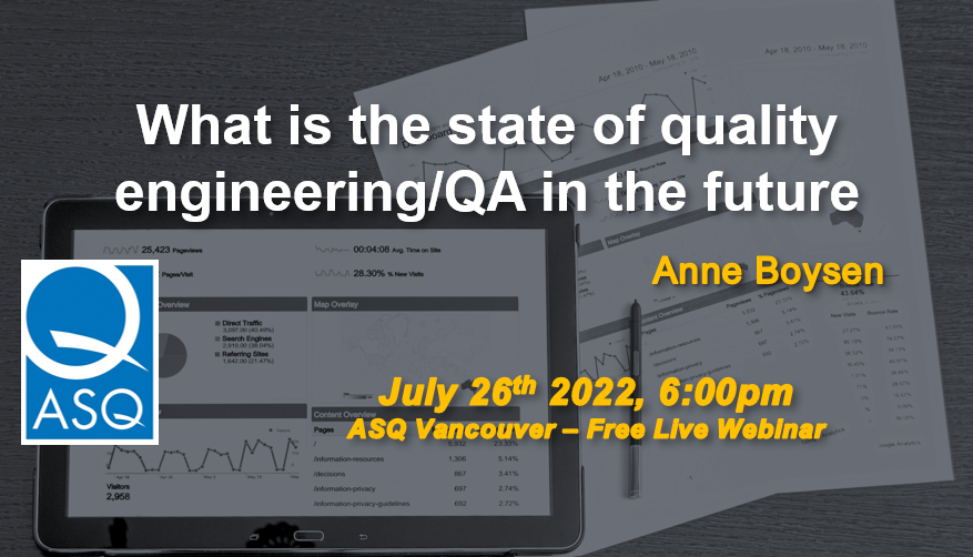 What is the State of Quality Engineering /QA in the Future 4277