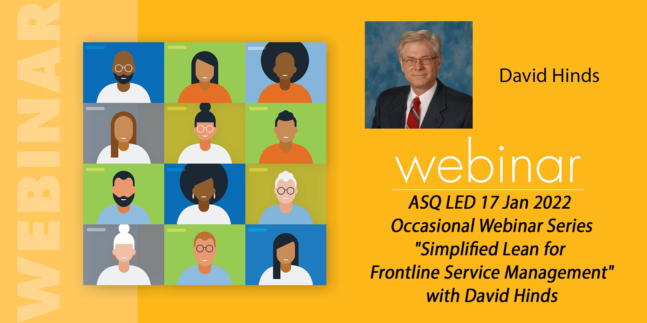 The "Occasional Series" Evening Webinar - "Simplified Lean For Frontline Service Management" With David Hinds 2673
