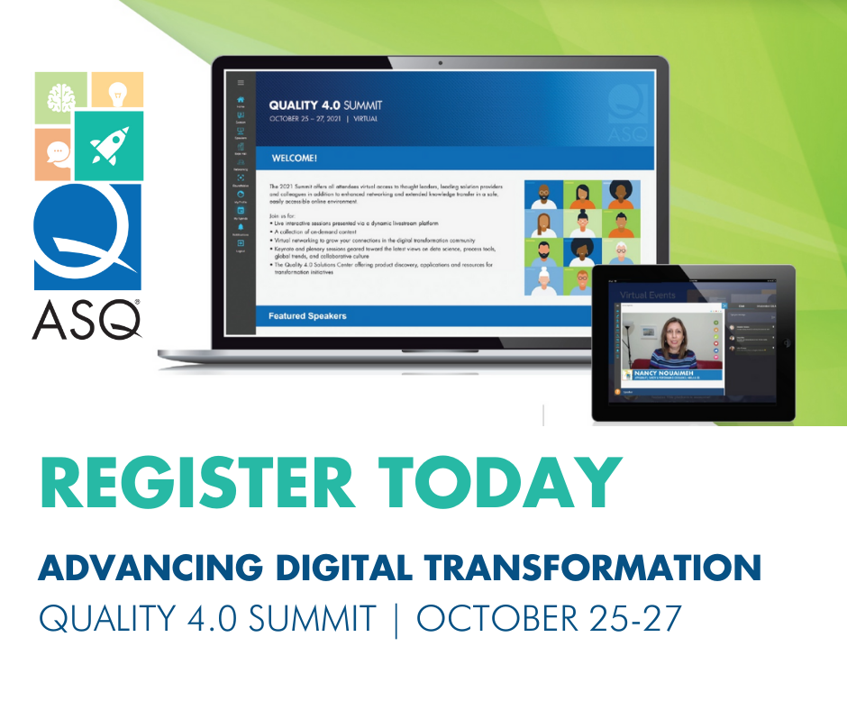 Register For The Quality 4.0 Summit! 2302