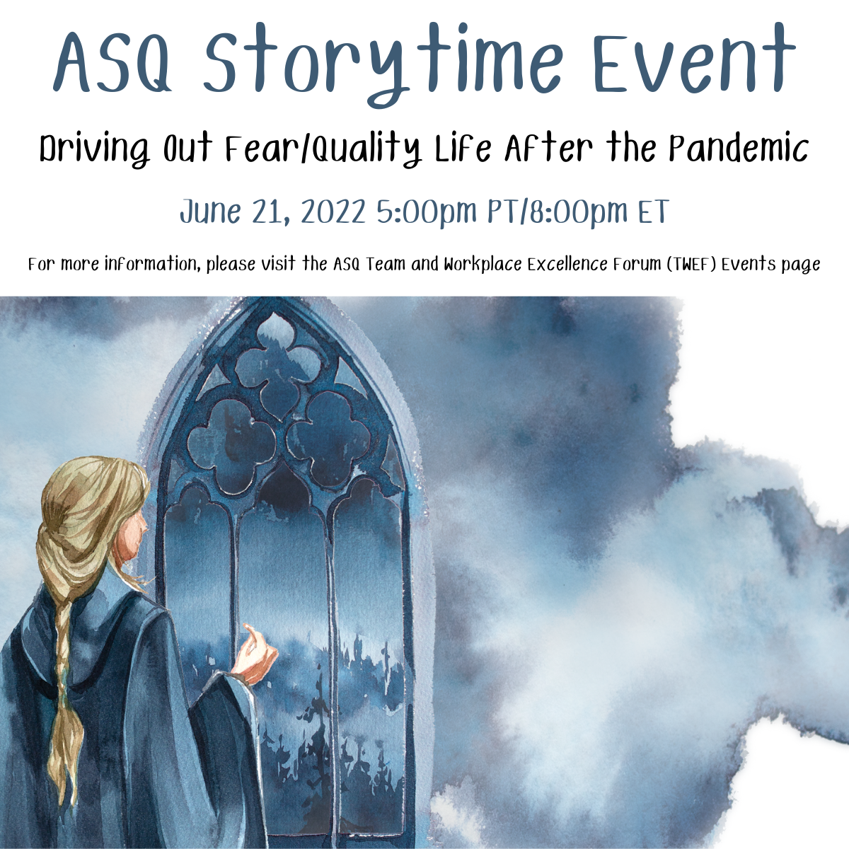 SAVE THE DATE - TWEF Storytime Q2 Event - June 21, 2022 - 5:00pm PT/8:00pm ET 3089