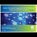Webinar Title: Energizing participant involvement when facilitating Process Improvement Events&lt;br /&gt;
&lt;br /&gt;
Presenter: Michael Gutka&lt;br /&gt;
&lt;br /&gt;
ASQ HD&amp;L Webinar Date: February 12, 2020&lt;br /&gt;
&lt;br /&gt;
Have you ever facilitated a process improvement event and have it fall flat due to participant apathy? If so, maybe the content being conveyed did not strike a chord with the audience or possibly you were teaching when you should have been facilitating. Successful facilitation is more than effective communication, it&rsquo;s also about structuring content in a way that&rsquo;s meaningful to audience so they can have their AH HA ! moments and tie it back to the environment they can relate to. The purpose of this webinar is to provide effective tools and techniques to engage &amp; energize your audience while tying content to successful PI outcomes.&lt;br /&gt;
&lt;br /&gt;
Attendees will learn how to better:&lt;br /&gt;
1. Identify areas of improvement and potential waste&lt;br /&gt;
2. Structure content to improve event flow using openers, activities, energizers, and closers&lt;br /&gt;
3. Revisit content areas that need reinforcement