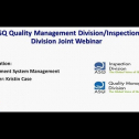 In this webinar, Kristin Case will share the insights for those organizations who maintain certification to ISO 9001 or a related industry-specific standard, this webinar will present simple, quick tips for improving the effectiveness and/or efficiency of the quality management system itself. This webinar will focus on the following areas:&lt;br /&gt;
