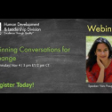 Webinar: Winning conversations for  c...