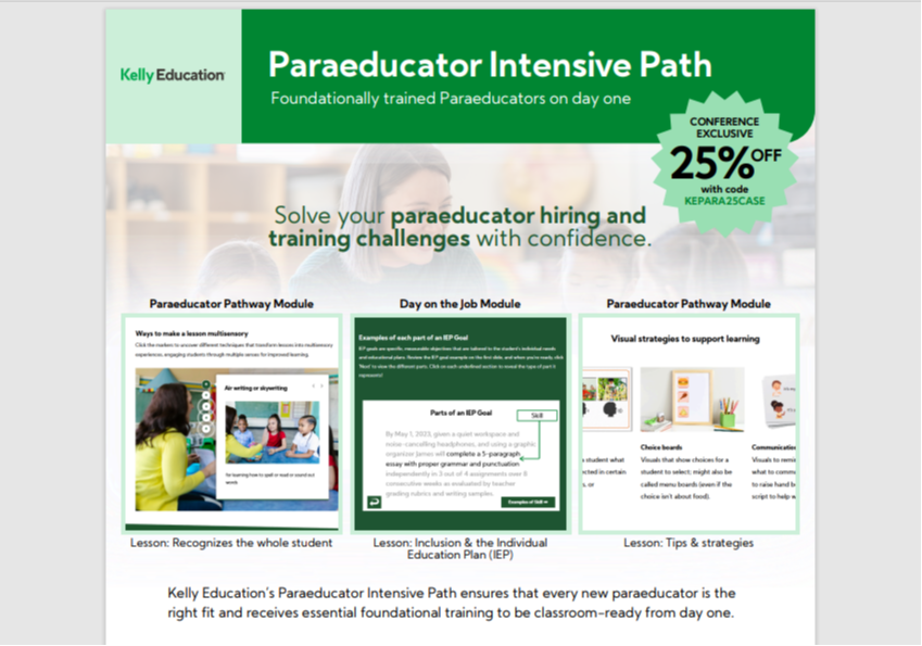 Foundationally Trained Paraeducators on Day One 77