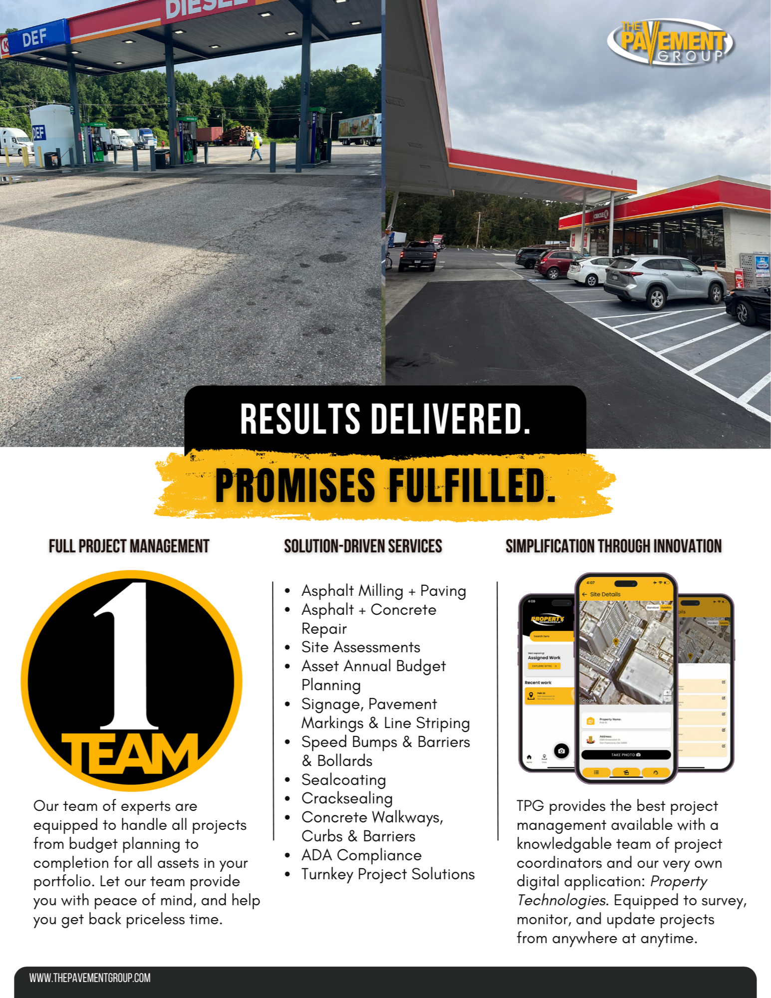 Pavement Asset Management Simplified, Nationwide! 172