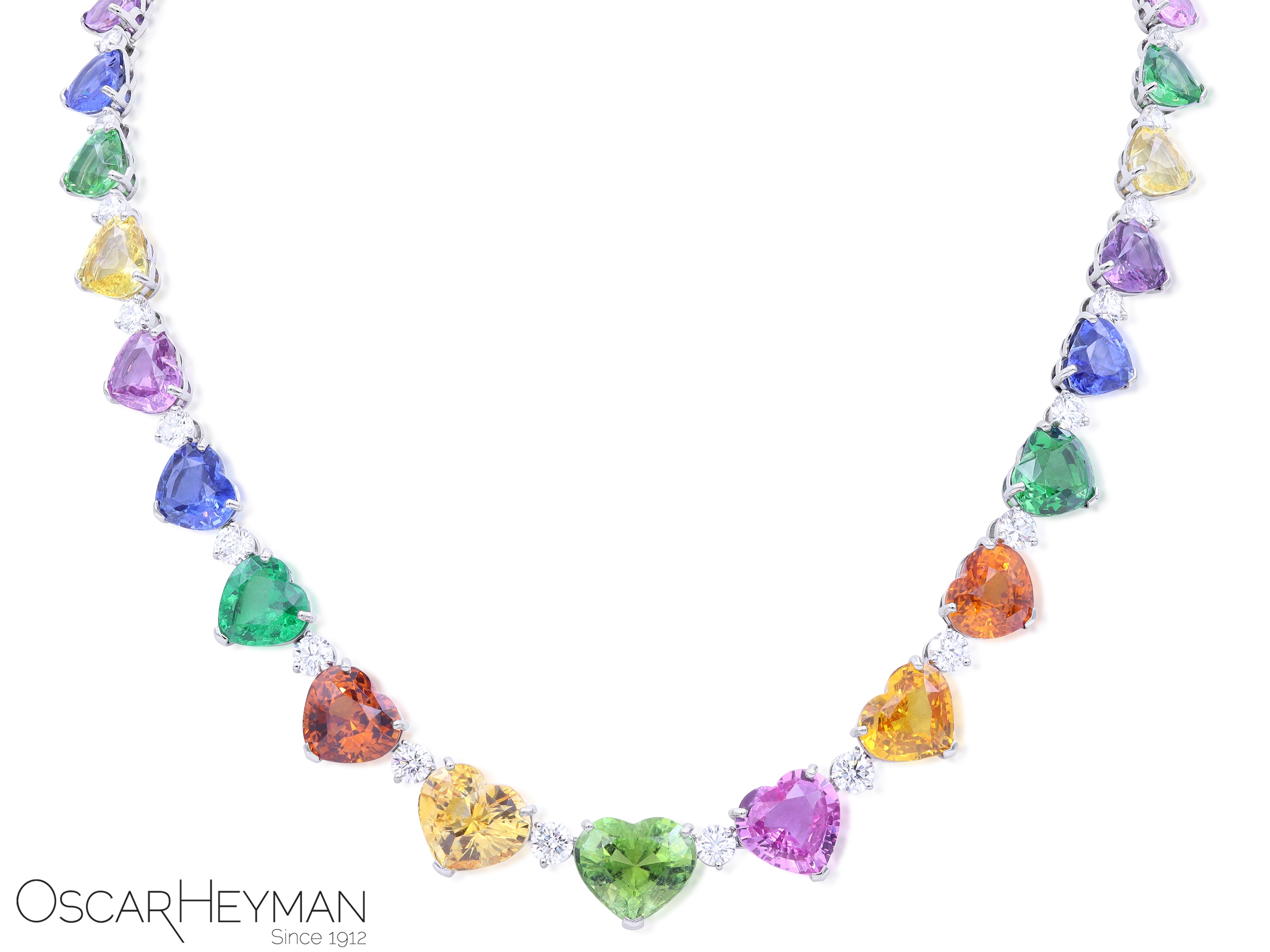 Heart Shaped Multi-Color Necklace 191
