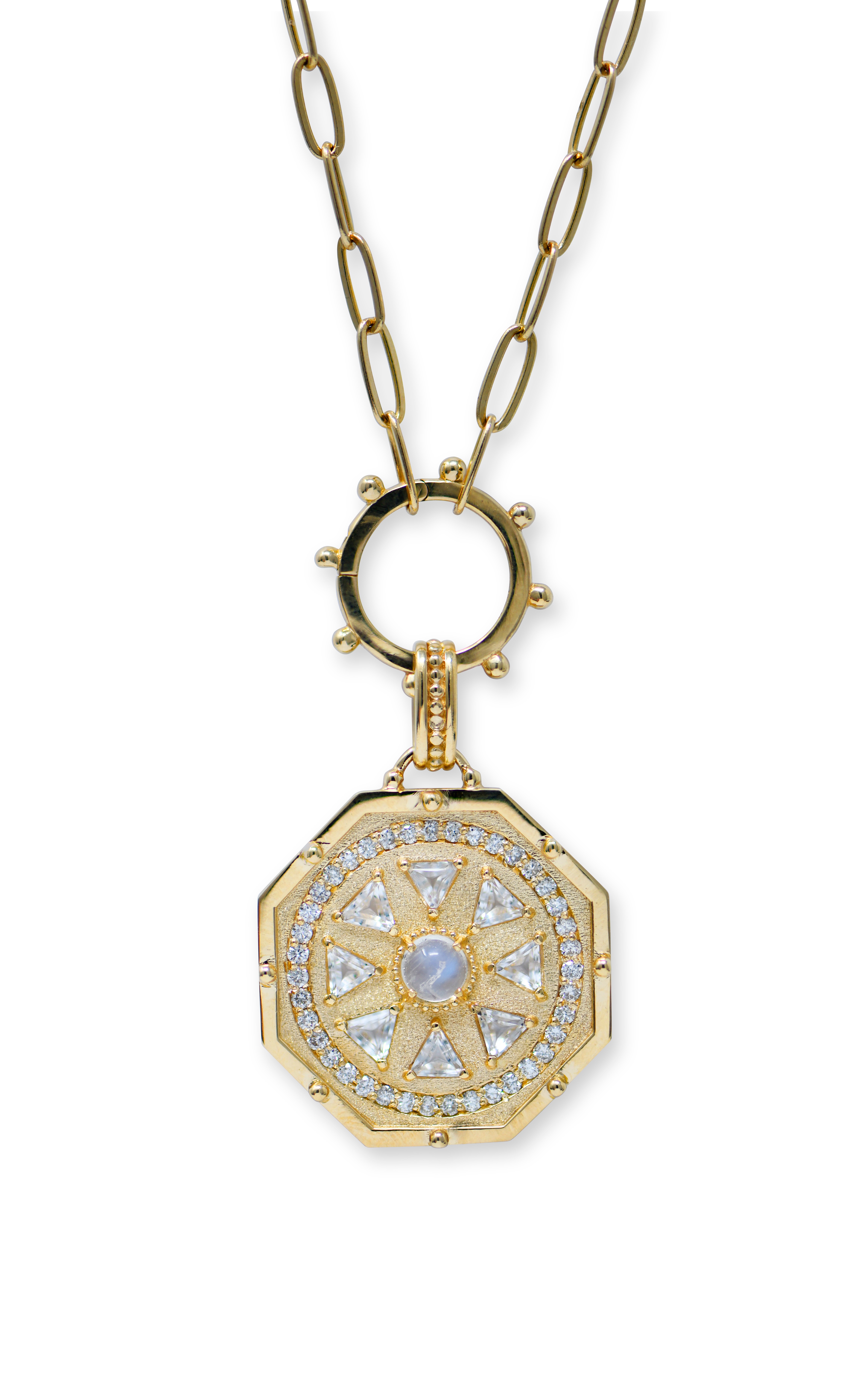 AZTEC OCTAGON DECO MEDALLION 289
