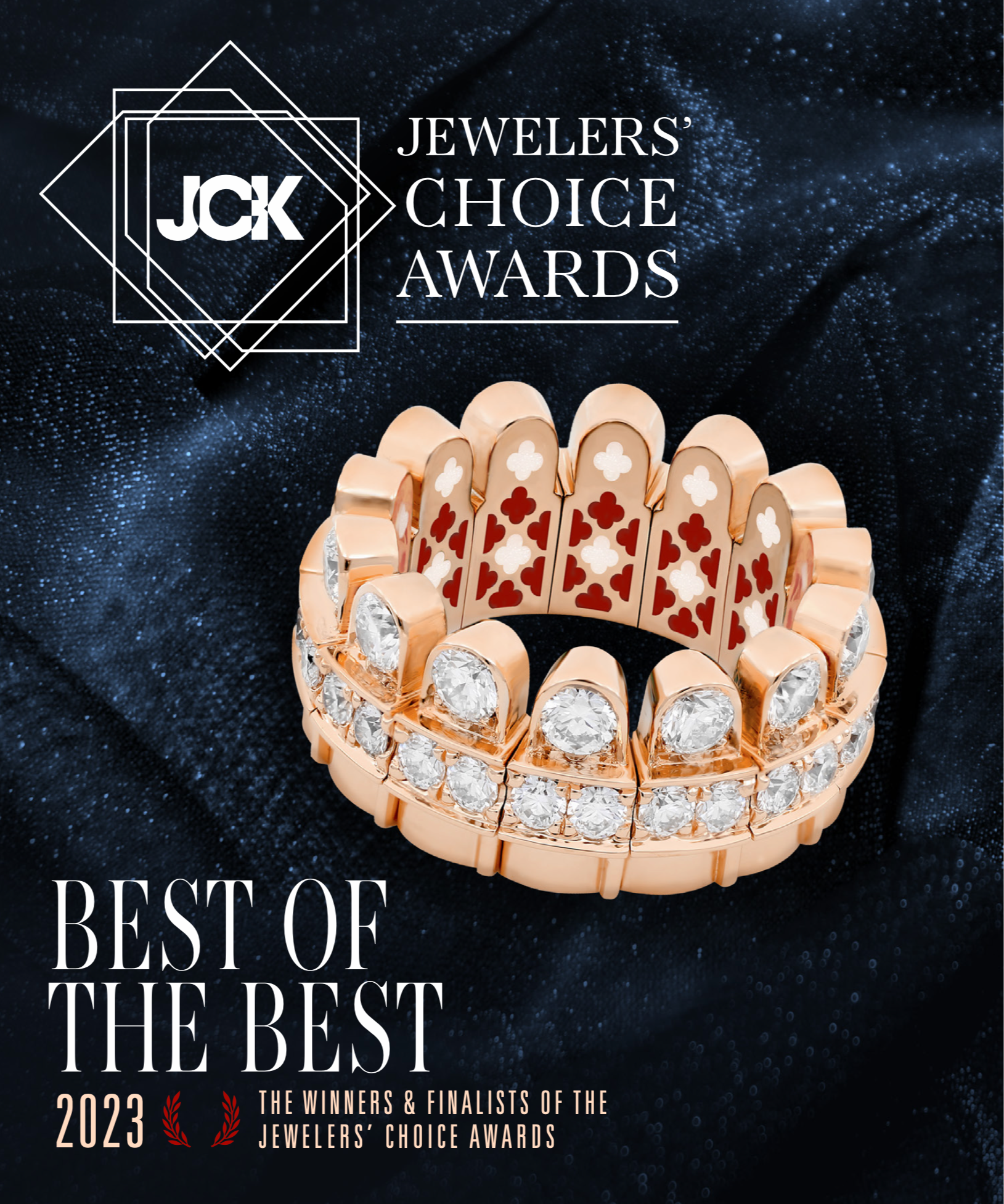 April 24, 2023 by JCK: Tariq Riaz wins two JCK Jewelers' Choice Awards 2023 445