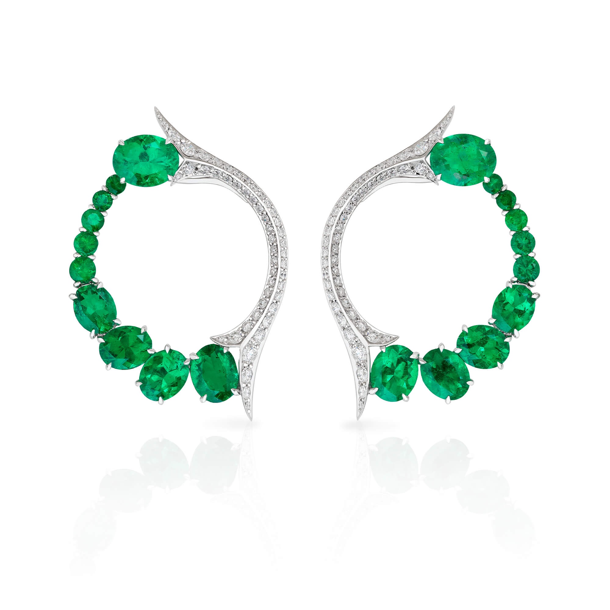 Stephen Webster Forbidden Fruits Emerald Earrings 87