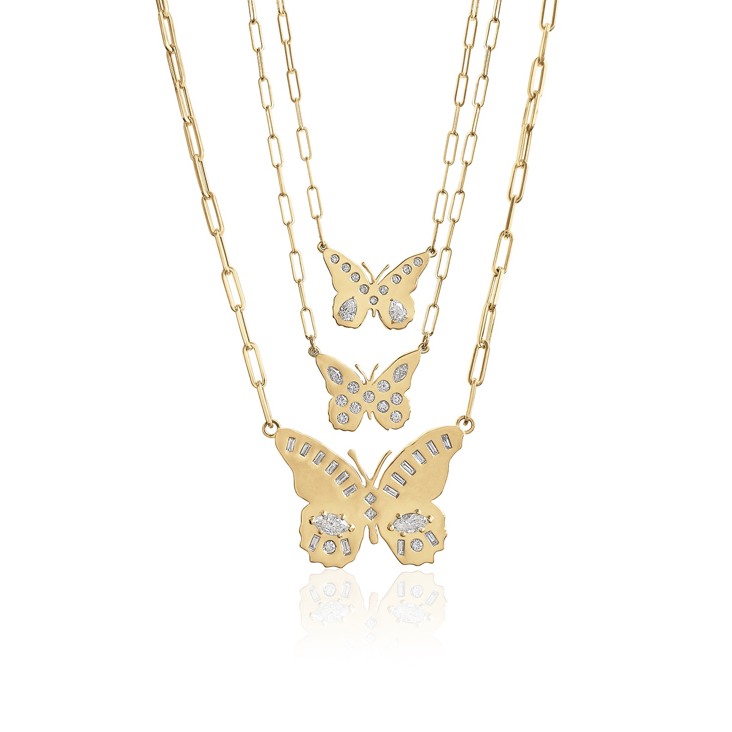 Jessica Large Butterfly Necklace 435