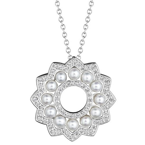 Belle Pearl & Diamond Pendant 460