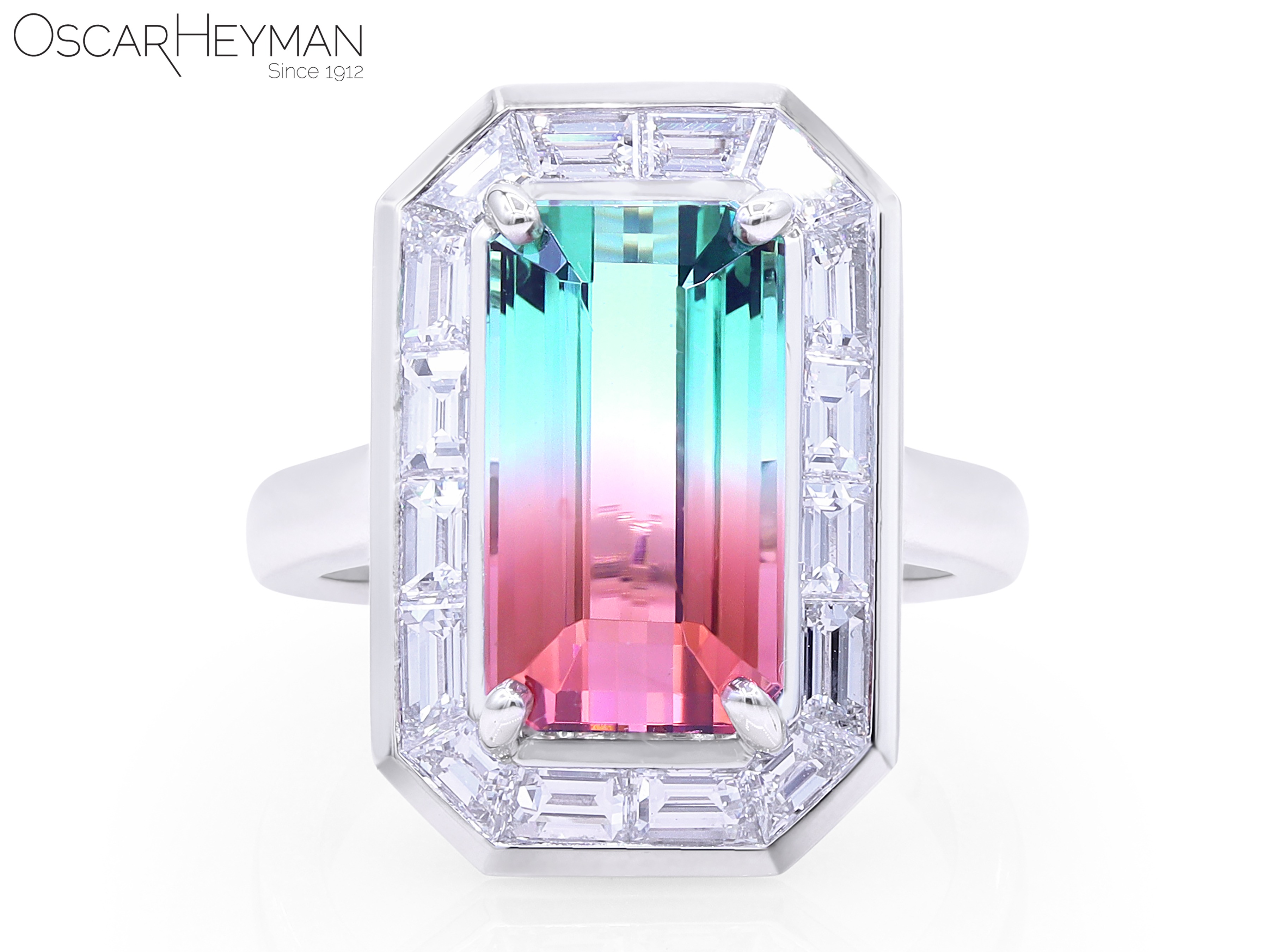 6.60ct Bi-Colored Tourmaline Ring 31