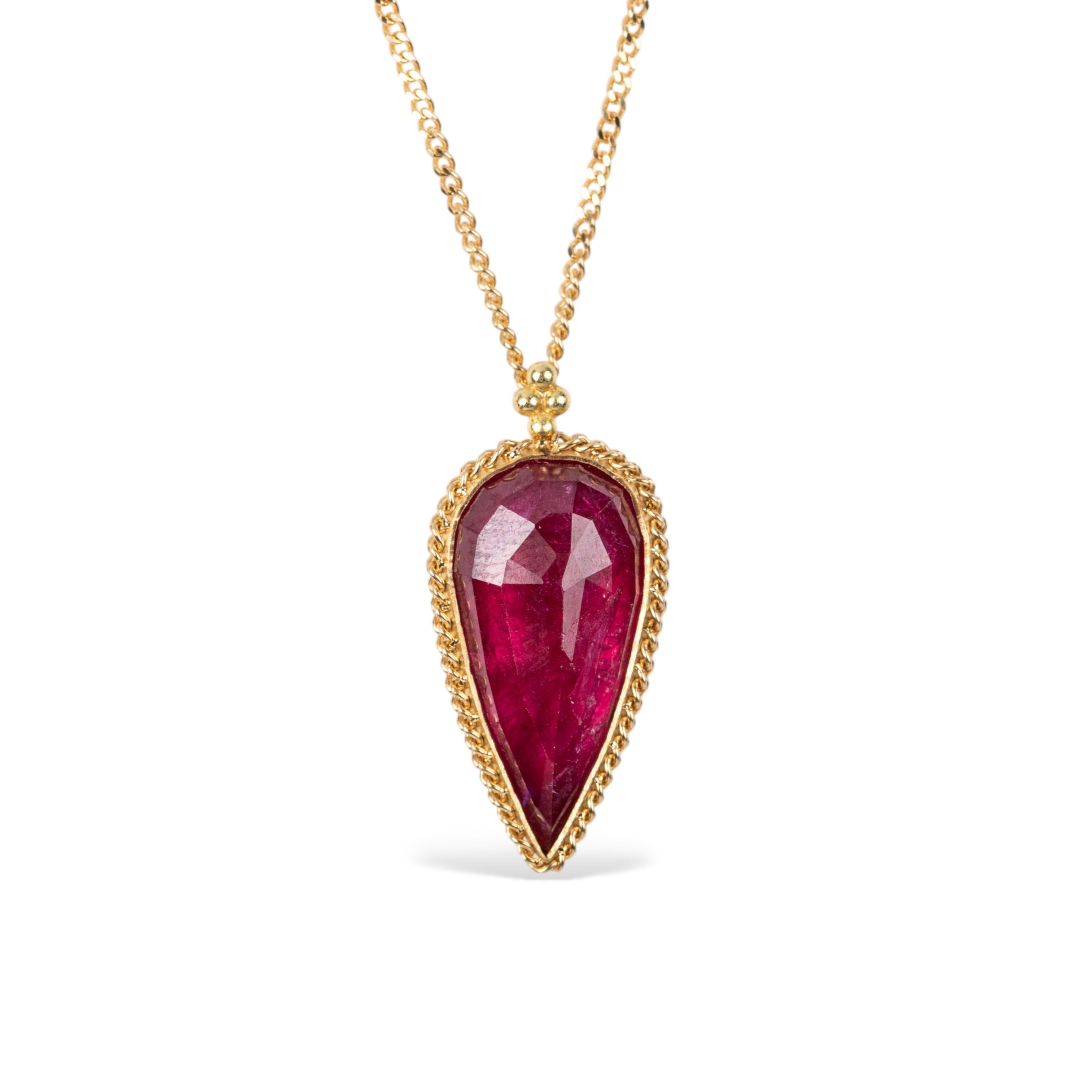 Ruby Spear Necklace 382