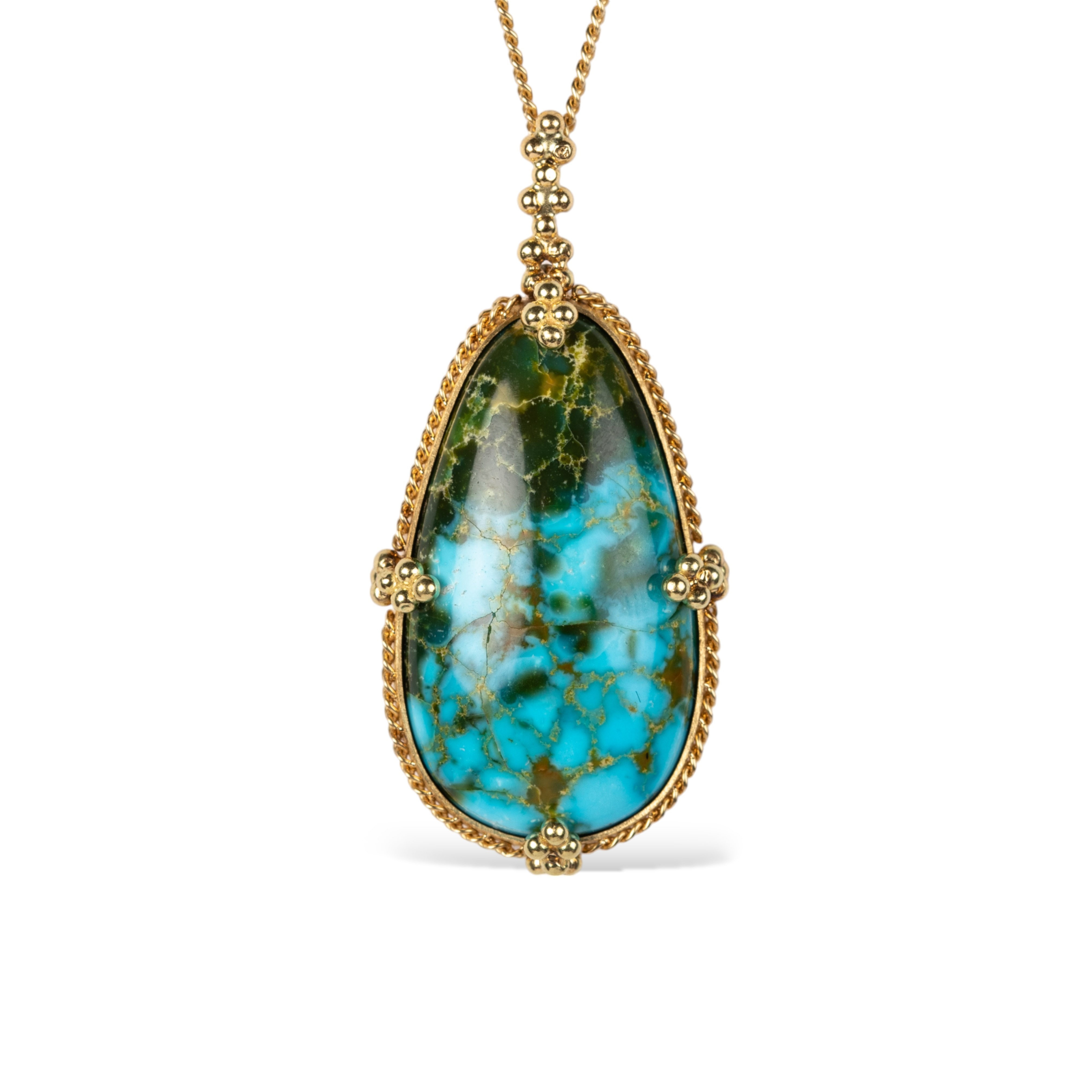 Turquoise Statement Necklace 395