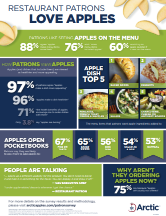 Arctic® Apples Restaurant Patron Research 474