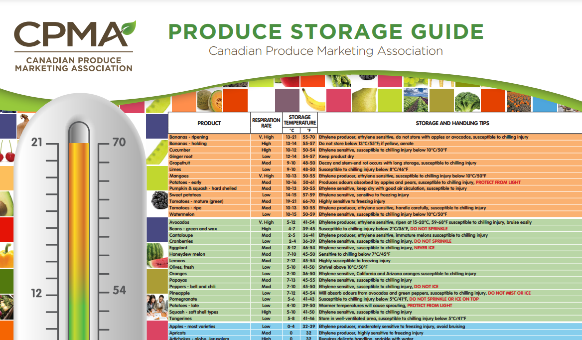 Produce Storage Guide 879