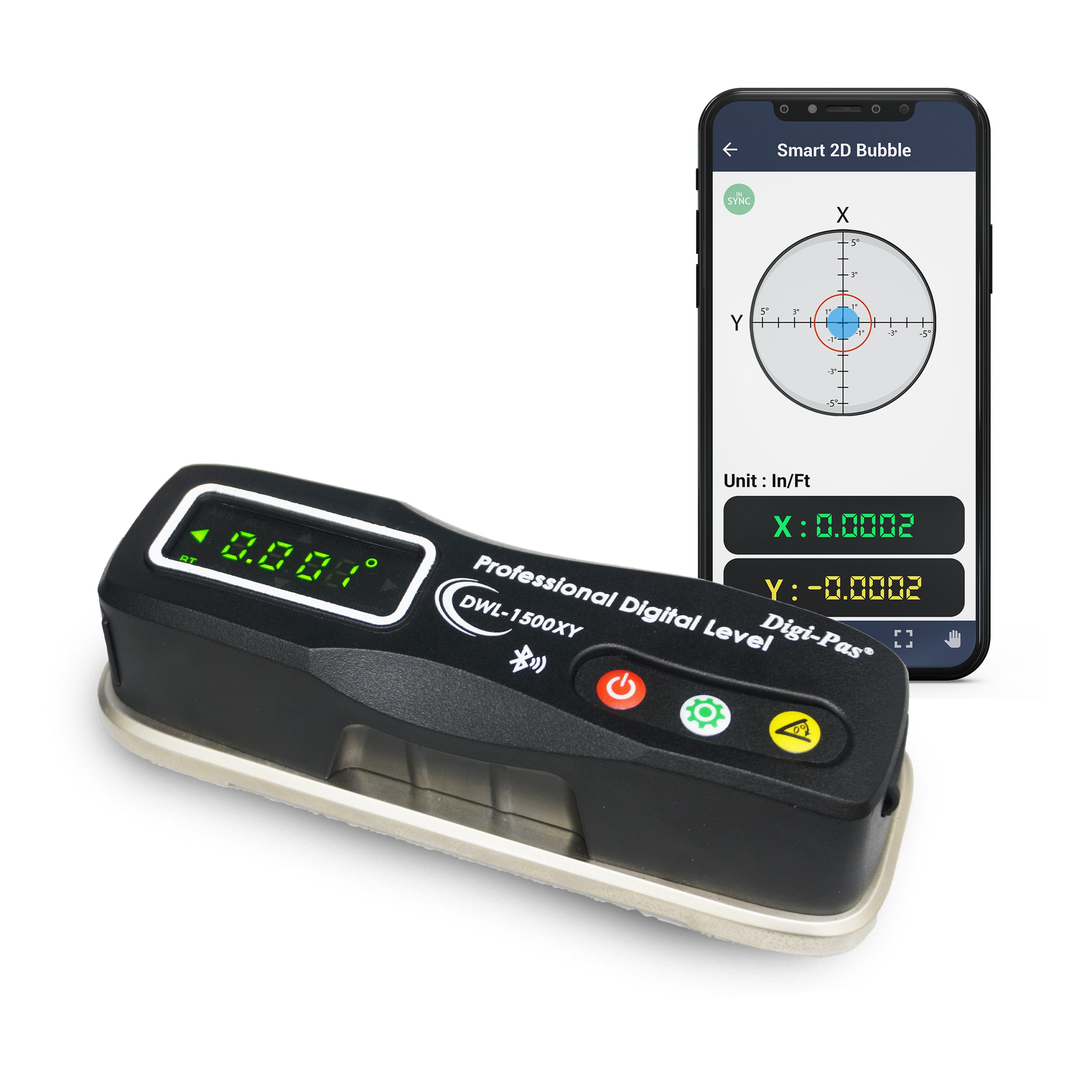Best-selling Dual-Axis Smart Precision Levels: Digipas DWL1500XY and DWL1900XY 543