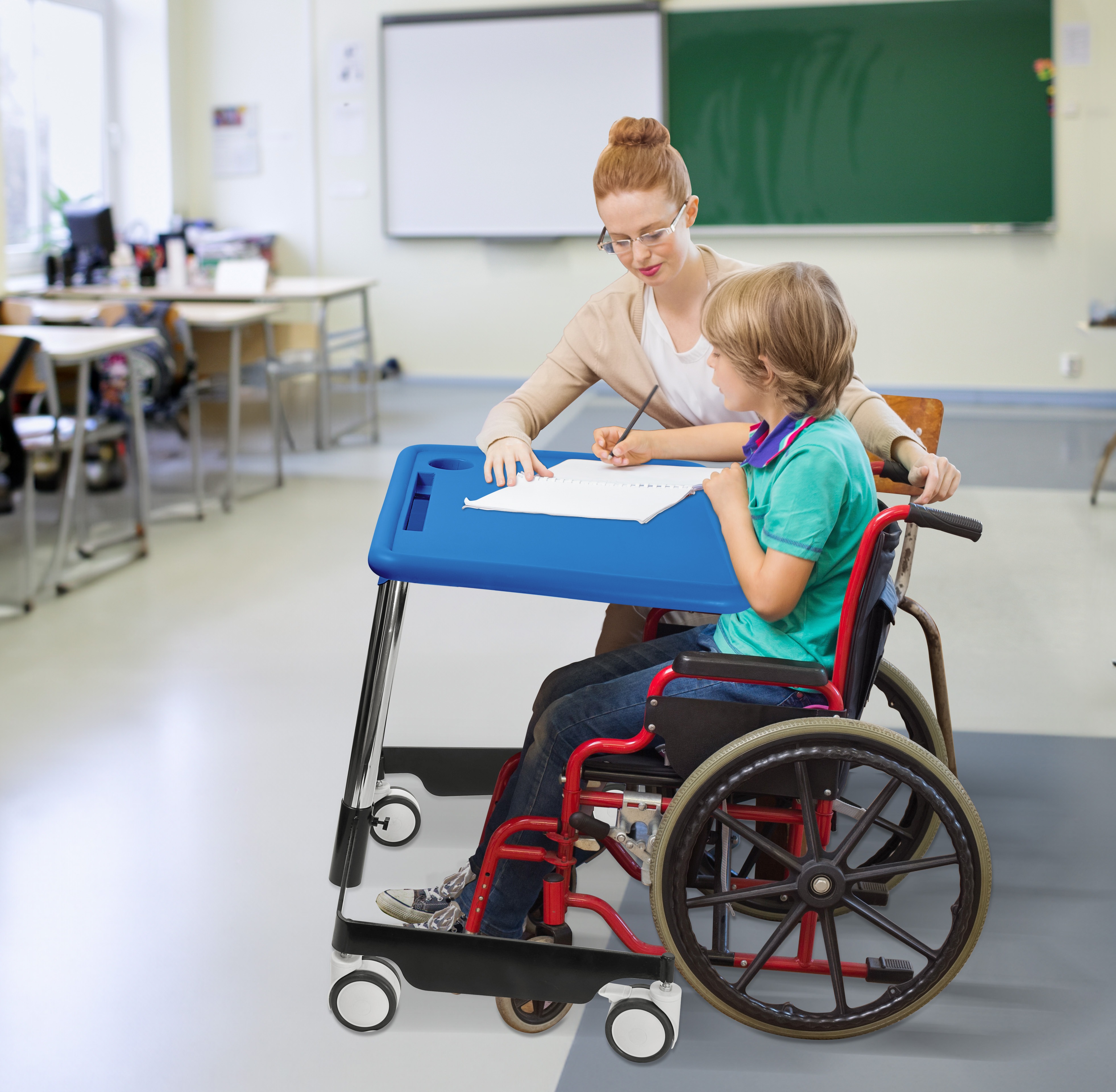 Kids Sit-Stand Mobile Desk 248