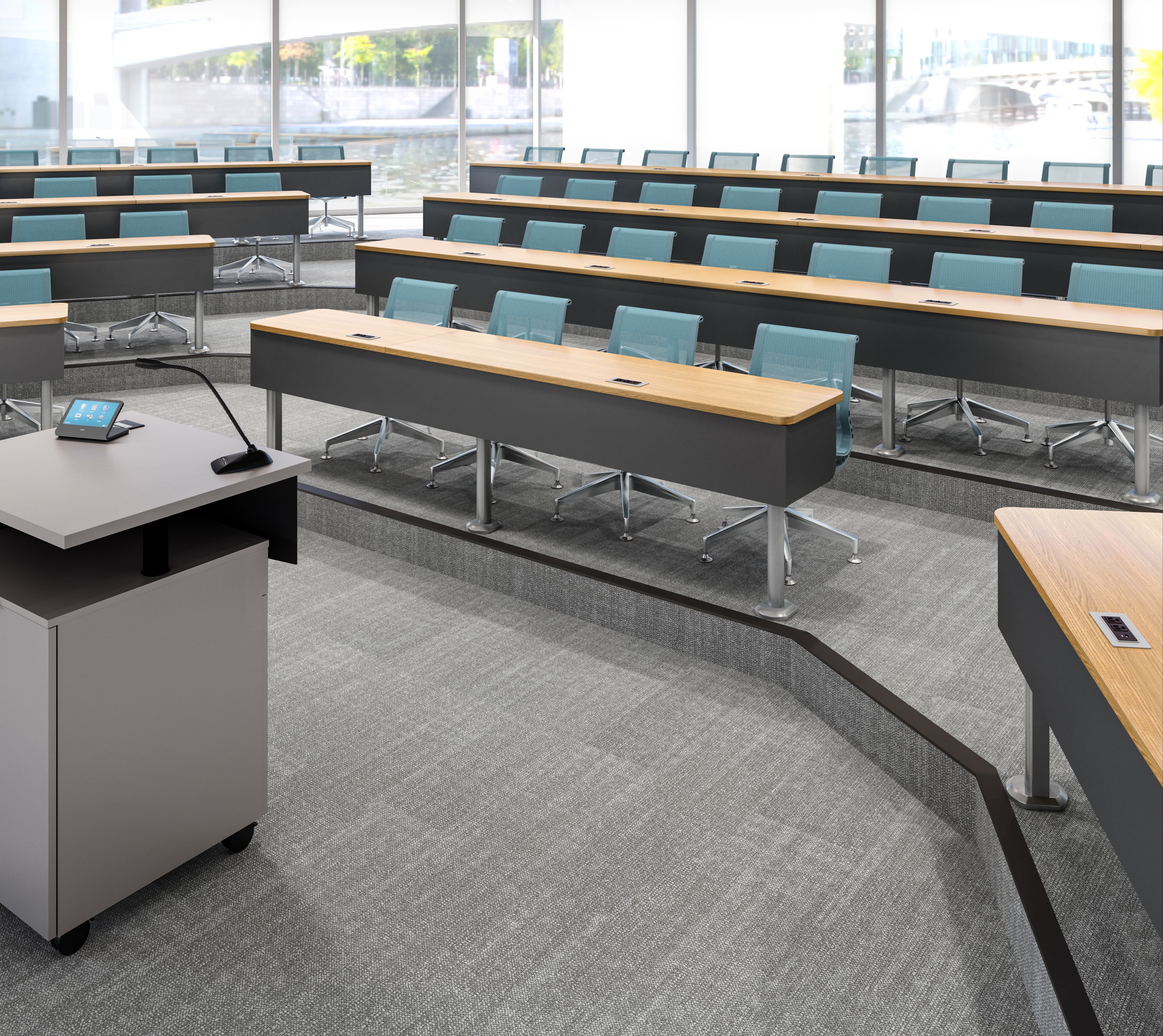 Enwork Previews Zori Lecture Hall Tables at EDspaces 2025 163