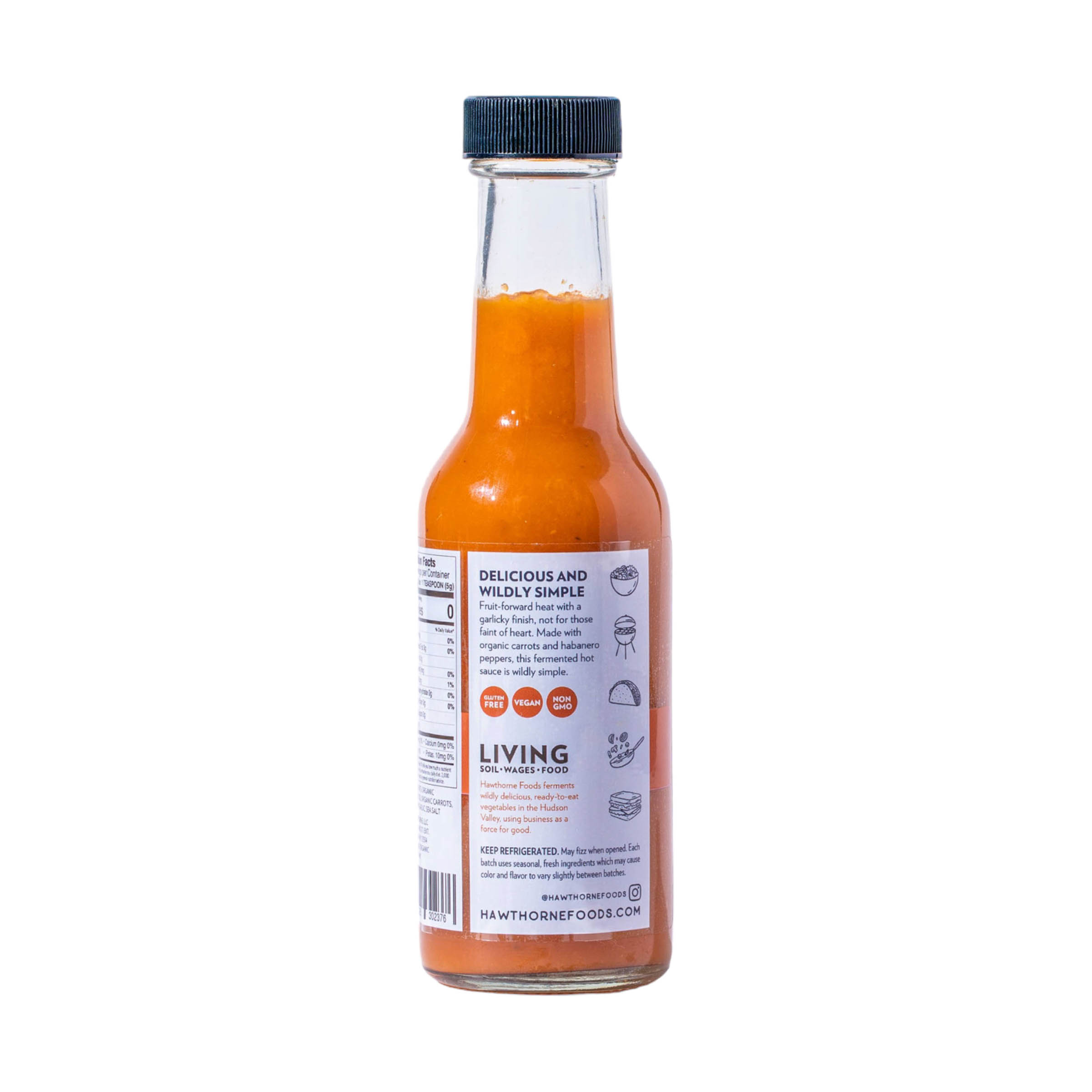 Raw Heat Habanero Carrot 10088