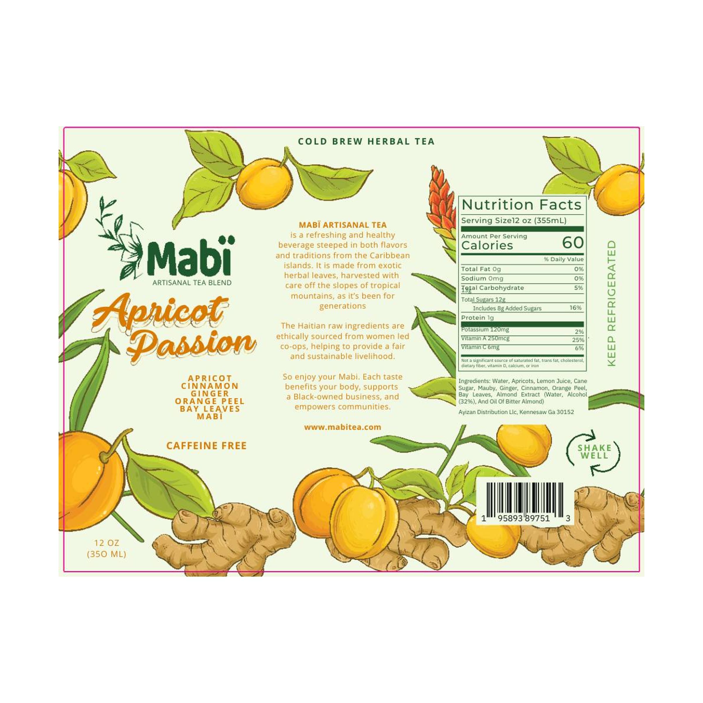 Mabi Artisanal Tea Apricot Passion 10113