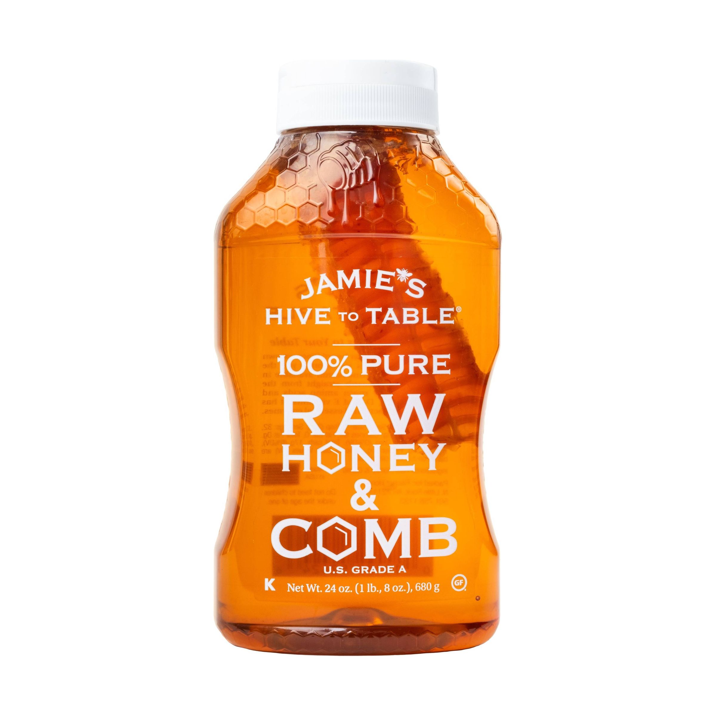 Jamie's Hive to Table Raw Honey & Comb 24oz 10126