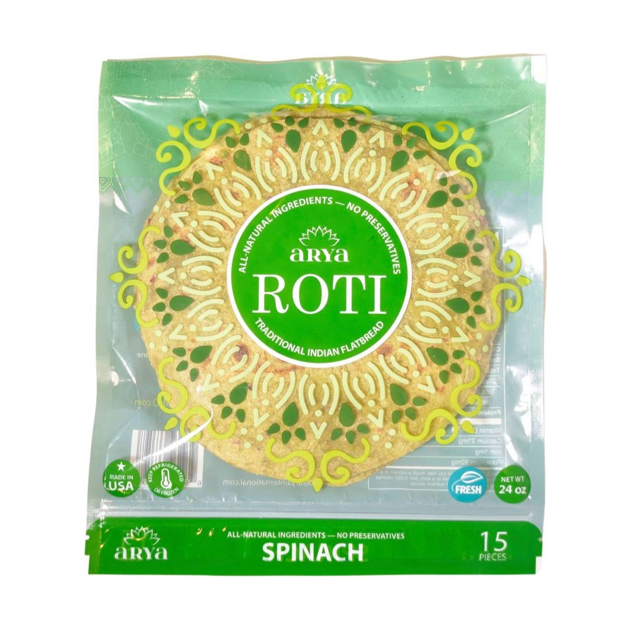 Spinach Roti 10177