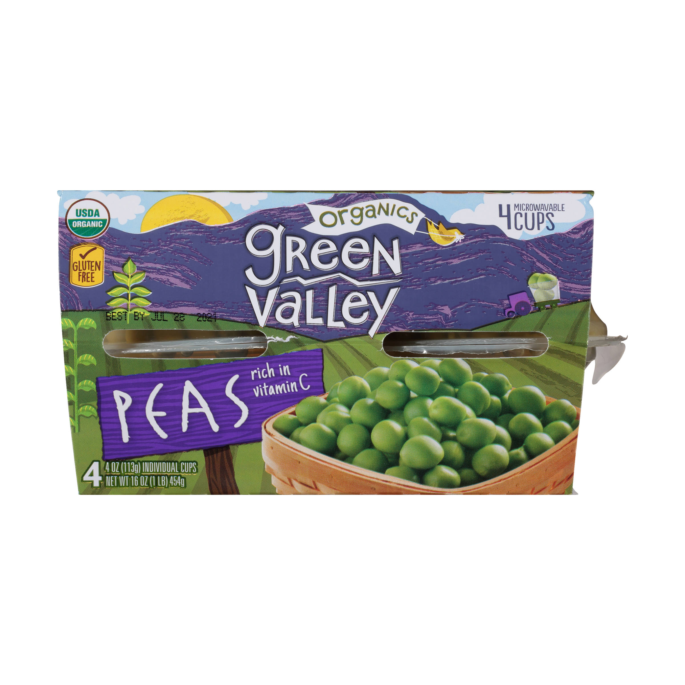 Green Valley Organic Pea Cups 10408